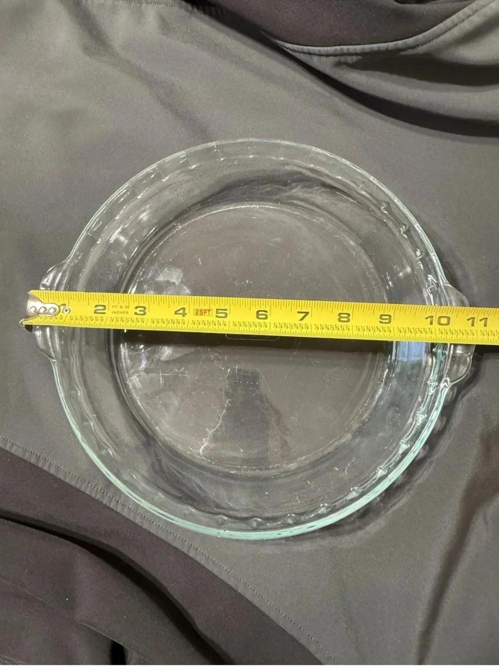PYREX Clear Glass Fluted 10